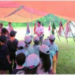 挨拶をする小林第一副会長